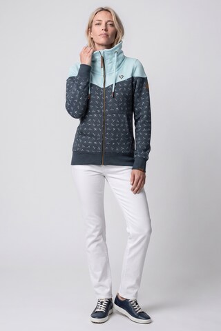 alife & kickin - Sudadera con cremallera 'ValinaAK B' en azul