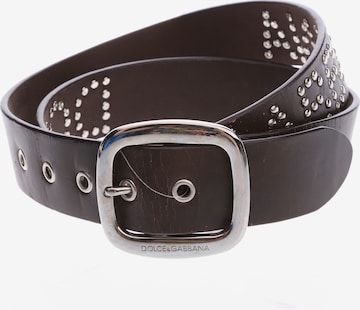 DOLCE & GABBANA Gürtel XXL in Braun: Vorderseite