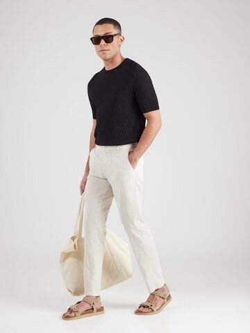 JACK & JONES Štandardný strih Chino nohavice 'JPSTOLLIE JJDAVE' - Biela