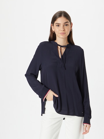 TOMMY HILFIGER Bluse in Blau: predná strana