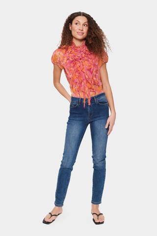 SAINT TROPEZ Shirt 'Lilja' in Orange
