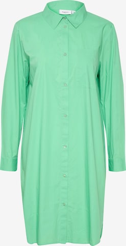 SAINT TROPEZ Košilové šaty 'Louise' – zelená: přední strana