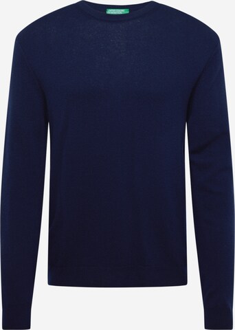 Coupe regular Pull-over UNITED COLORS OF BENETTON en bleu : devant