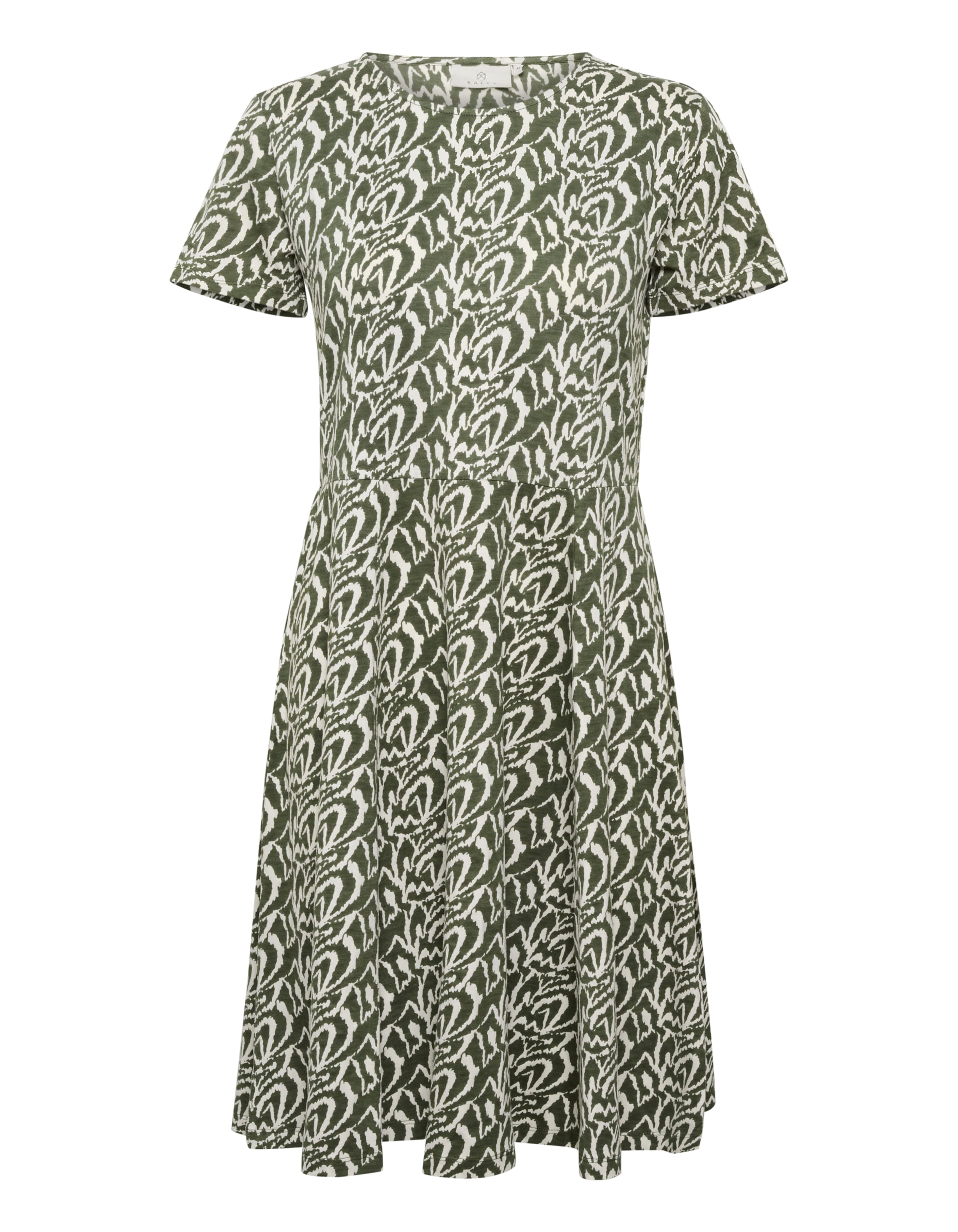 Kaffe Jurk 'Gerda' in Groen: voorkant