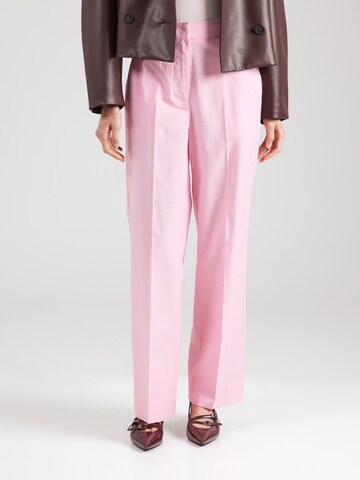 regular Pantaloni con piega frontale 'Lucine' di SECOND FEMALE in rosa: frontale