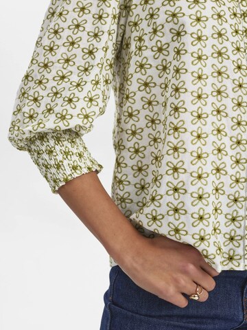 Chemisier 'SIVA' NÜMPH en blanc