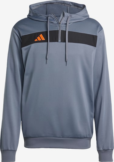 Sportinio tipo megztinis 'Tiro 25 Essentials' iš ADIDAS PERFORMANCE, spalva – safyro / tamsiai oranžinė / juoda, Prekių apžvalga