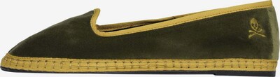 Papuci de casă Scalpers pe galben / oliv, Vizualizare produs