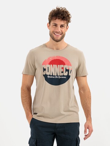 CAMEL ACTIVE Shirt in Beige: front