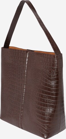 Guido Maria Kretschmer Women - Shopper 'Enid' em castanho: lateral