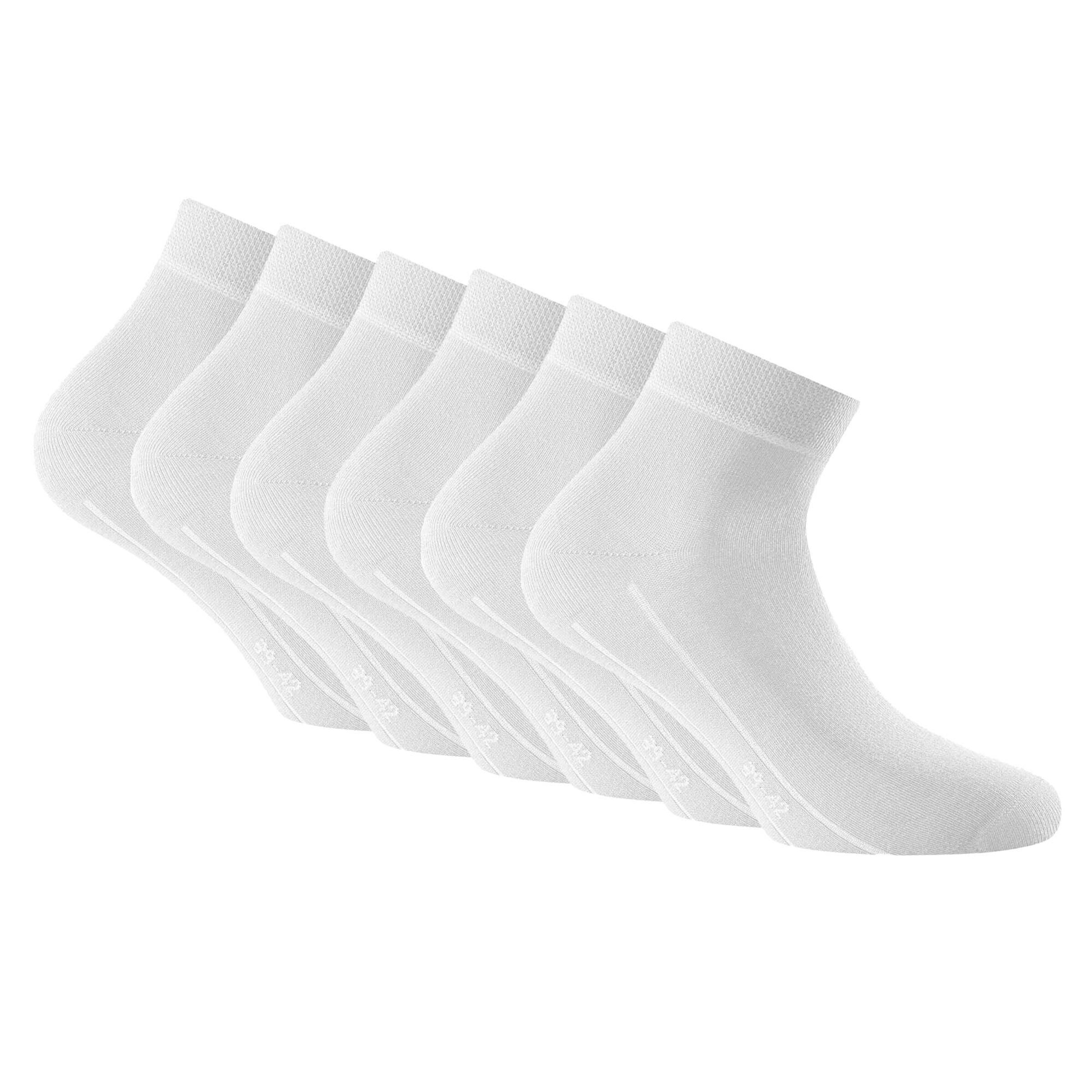Rohner Basic Socks in White: front