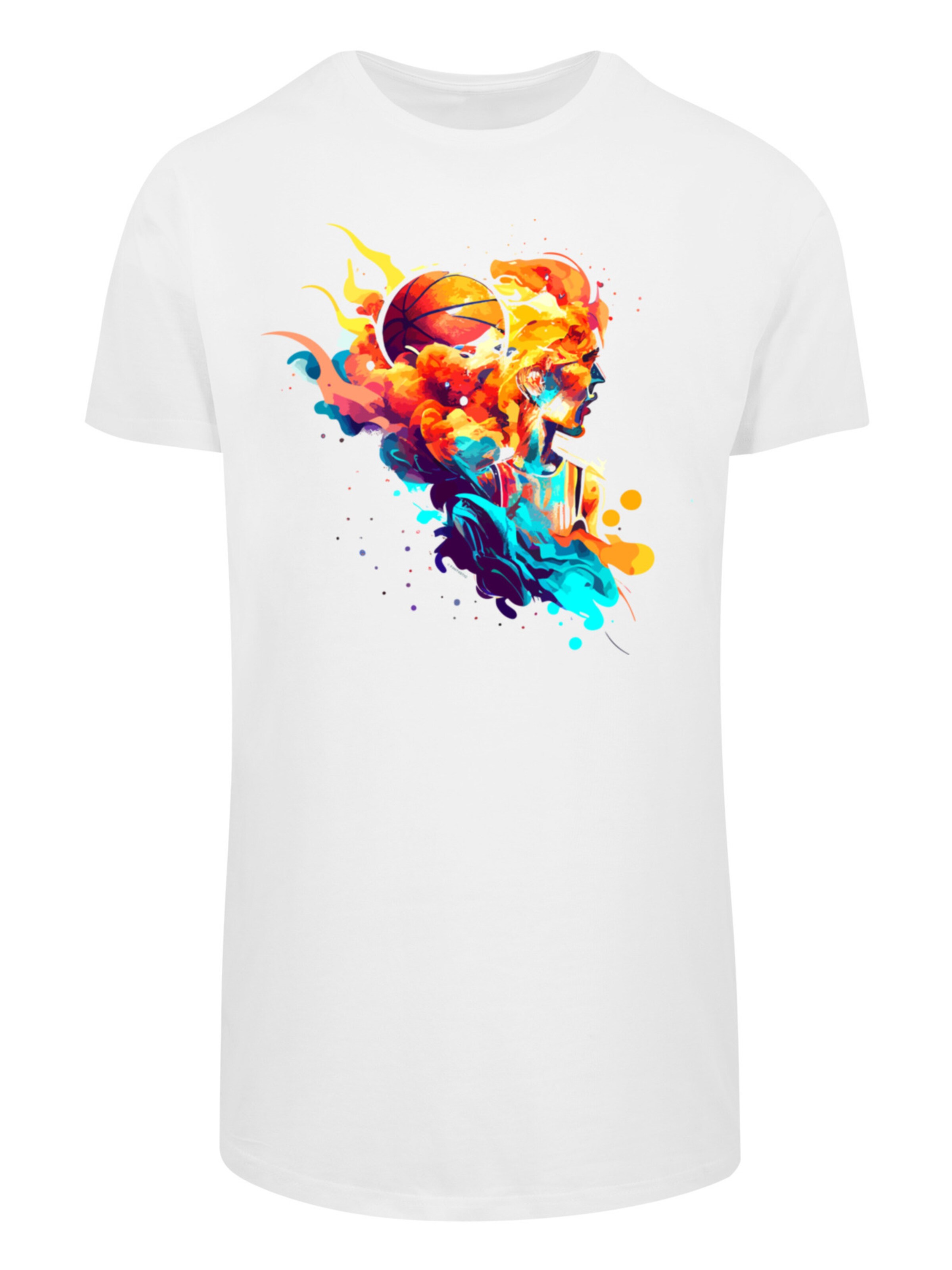 T-Shirt F4NT4STIC en blanc : devant
