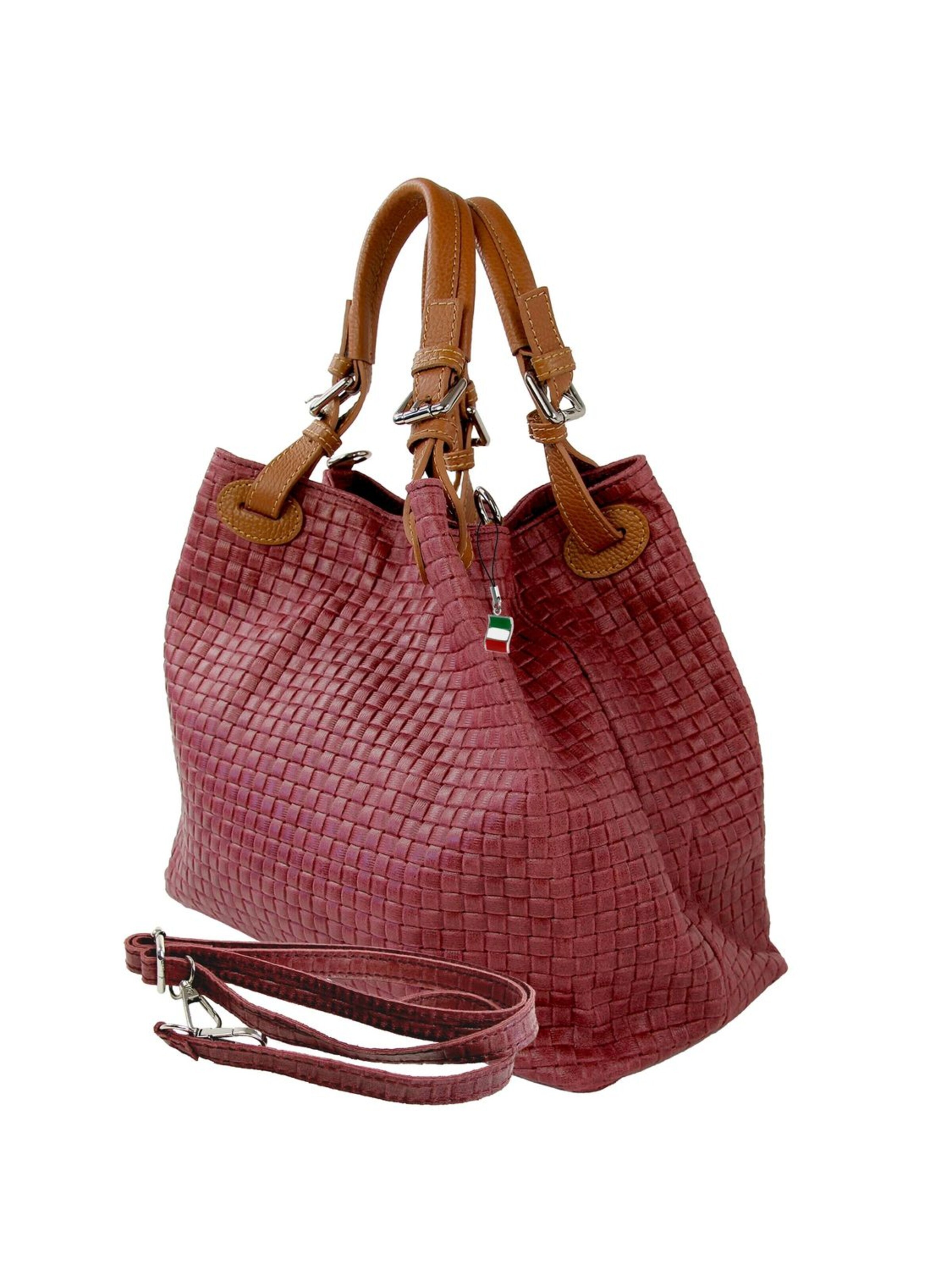 Florence Shoulder Bag in Red: front