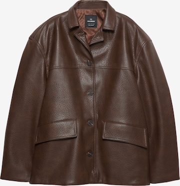 Pull&Bear Välikausitakki värissä ruskea: etupuoli