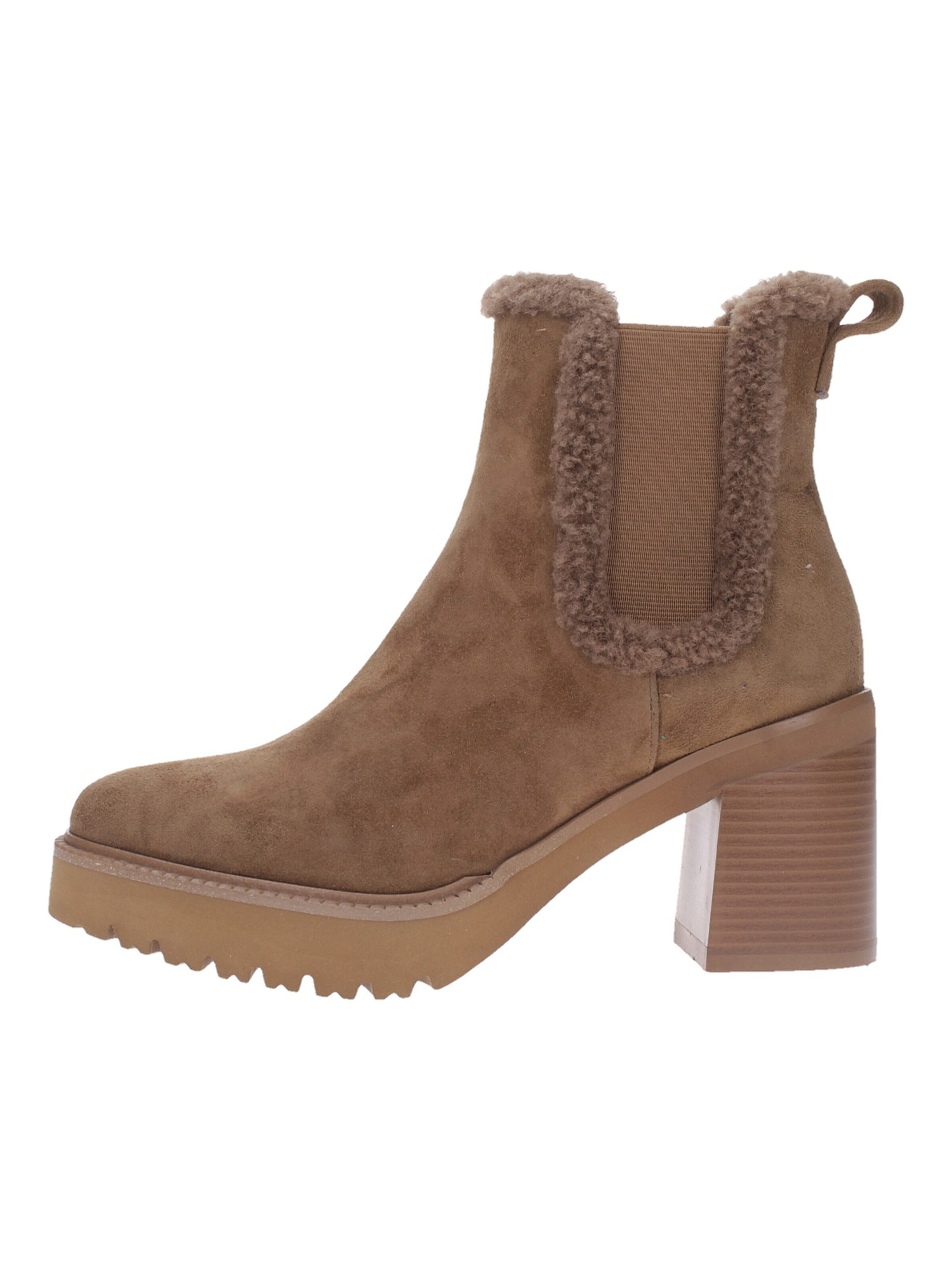 Boots chelsea di Callaghan in marrone: frontale