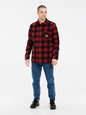 PROTEST Shirt 'PRTOUTWELL'‌‌‌‌‌‌‌‌ in Rot