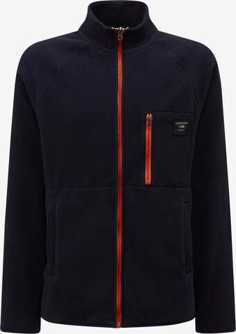 Lexington Fleece Jacket 'Oliver' in Blue: front