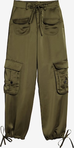 Desigual Конический (Tapered) Брюки-карго в Зеленый: спереди
