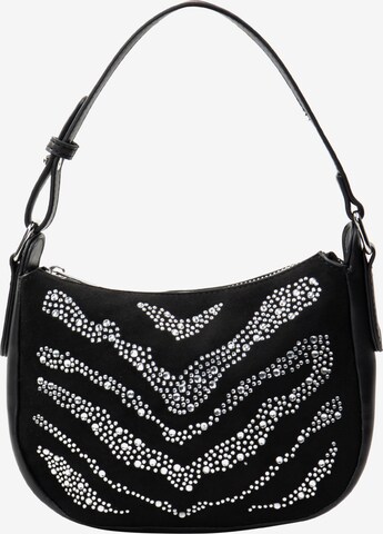 faina Shoulder Bag in Black: front