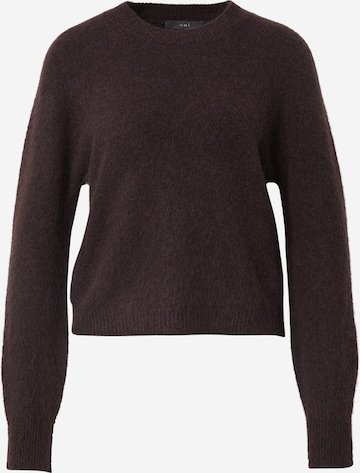 OUIPulover - smeđa boja: prednji dio