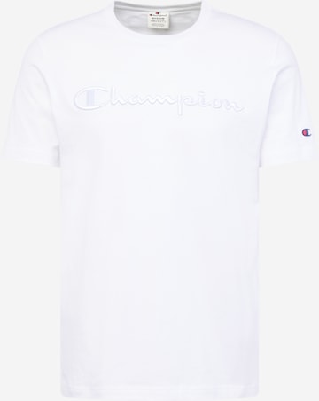 T-Shirt Champion Authentic Athletic Apparel en blanc : devant