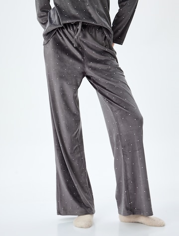 Koton Pajama Pants in Grey: front