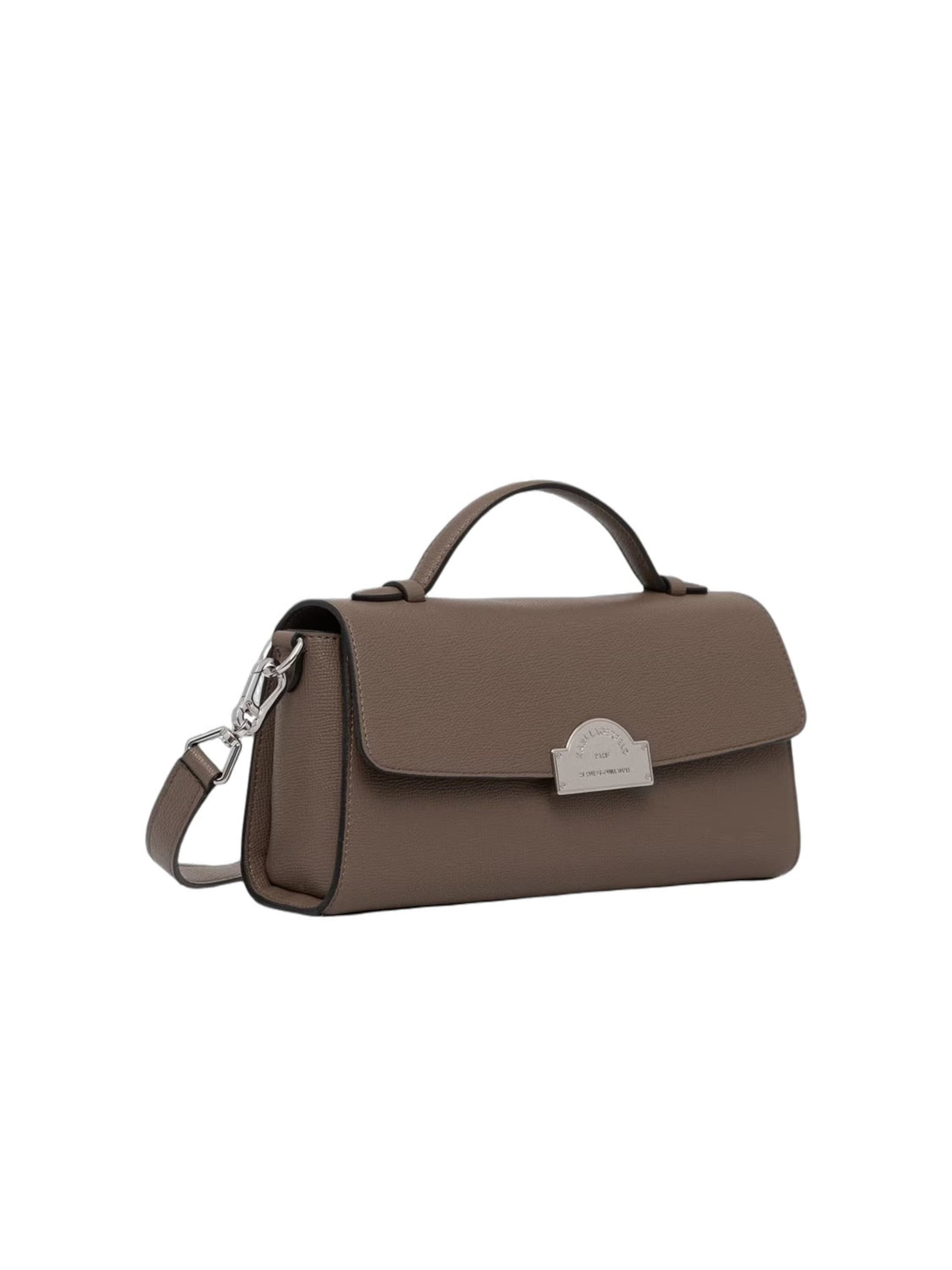 Karl Lagerfeld Käsilaukku 'Karl Lagerfeld Sac Bandoulière Métal Taupe' koossa One Size värissä ruskea, Tuotenäkymä