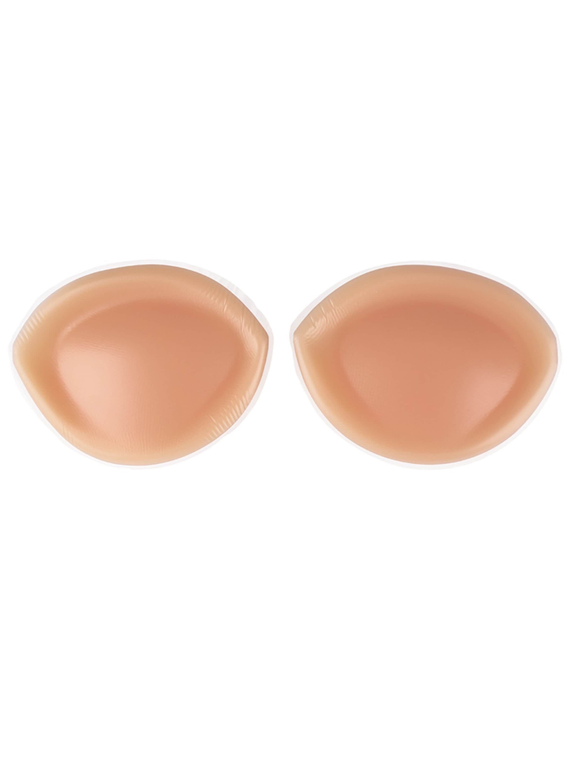 Accessorio per reggiseno 'Silicone Bra Inserts – Beige Push-Up Pads for Instant Lift (1 Pair, 145g)' di UNIQ Beauty in beige: frontale
