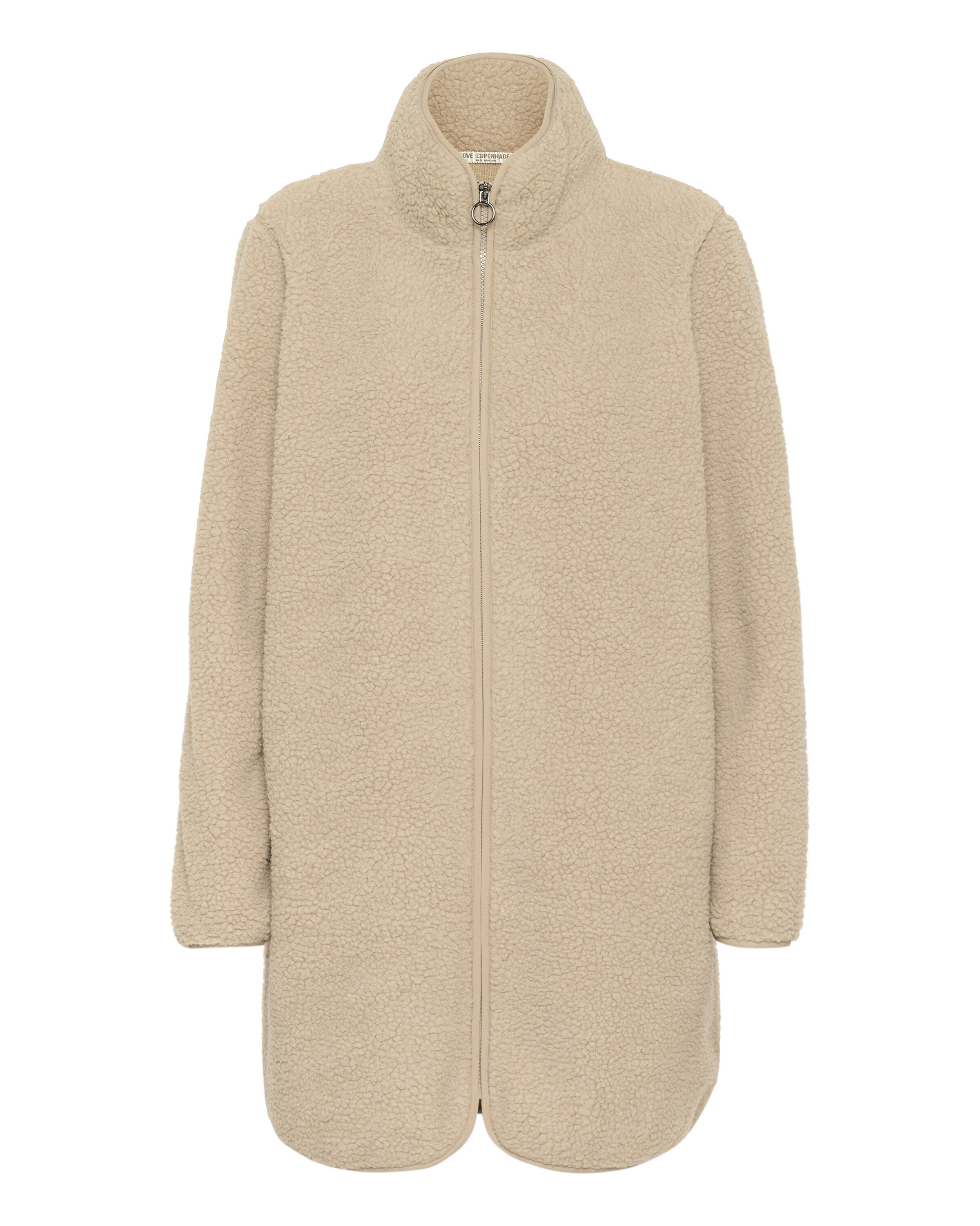 Love Copenhagen Fleece jas 'Vigga' in Beige: voorkant