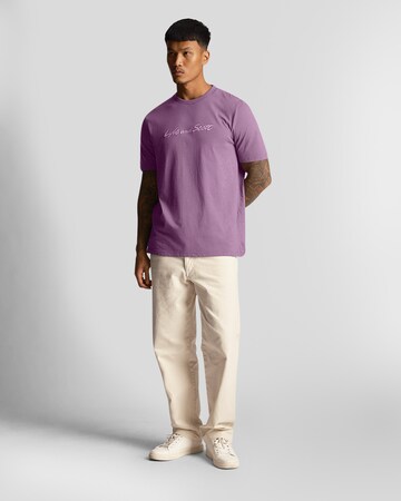 Lyle & Scott T-Shirt in Lila