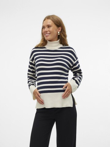 Vero Moda Maternity Trui 'VMMFantastic' in Beige: voorkant