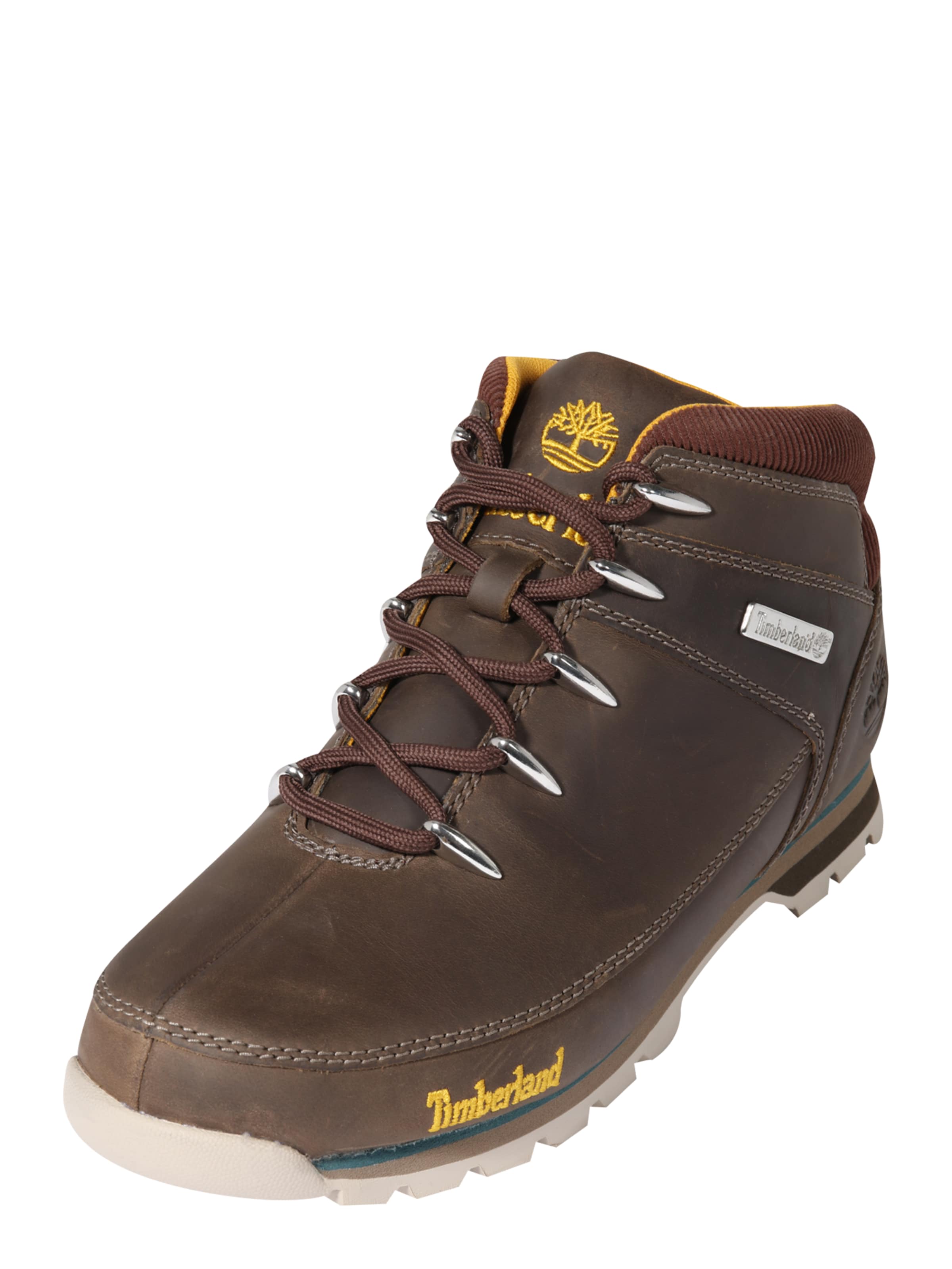 TIMBERLAND Schnürstiefel in Dark brown 