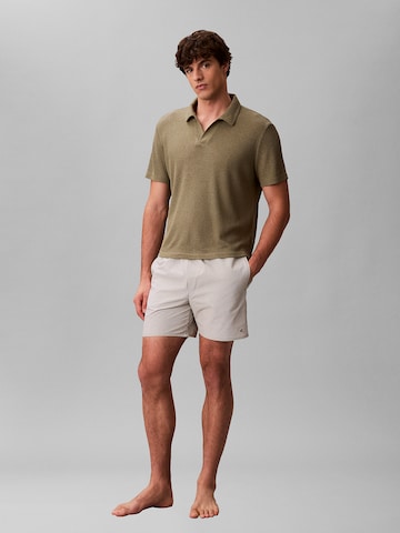 Shorts de bain 'Seersucker' Calvin Klein Swimwear en gris