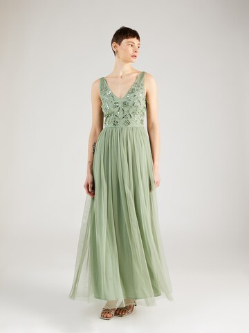 LACE & BEADSVečernja haljina 'Dorothy' - zelena boja: prednji dio