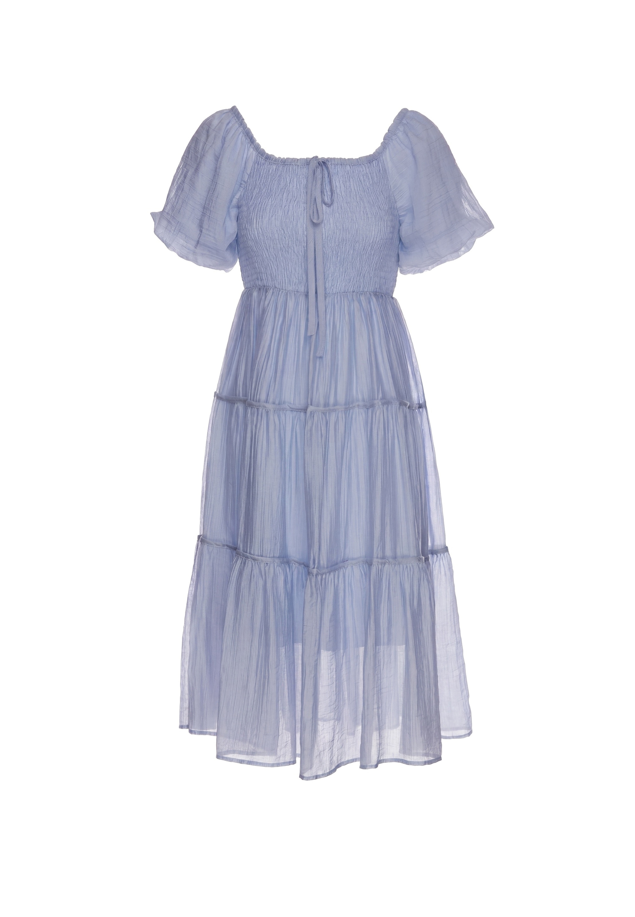 IZIA Jurk in Blauw: voorkant