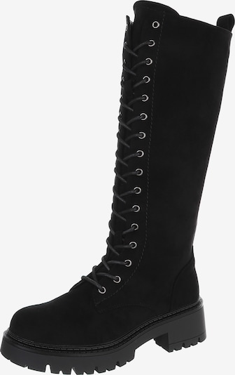 Ital-Design Lace-Up Boots in 36 in Black, Item view