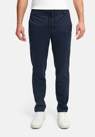 Regular Pantalon chino ' Nezzo ' INDICODE JEANS en bleu : devant