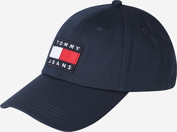 Tommy Jeans Cap in Blue: front