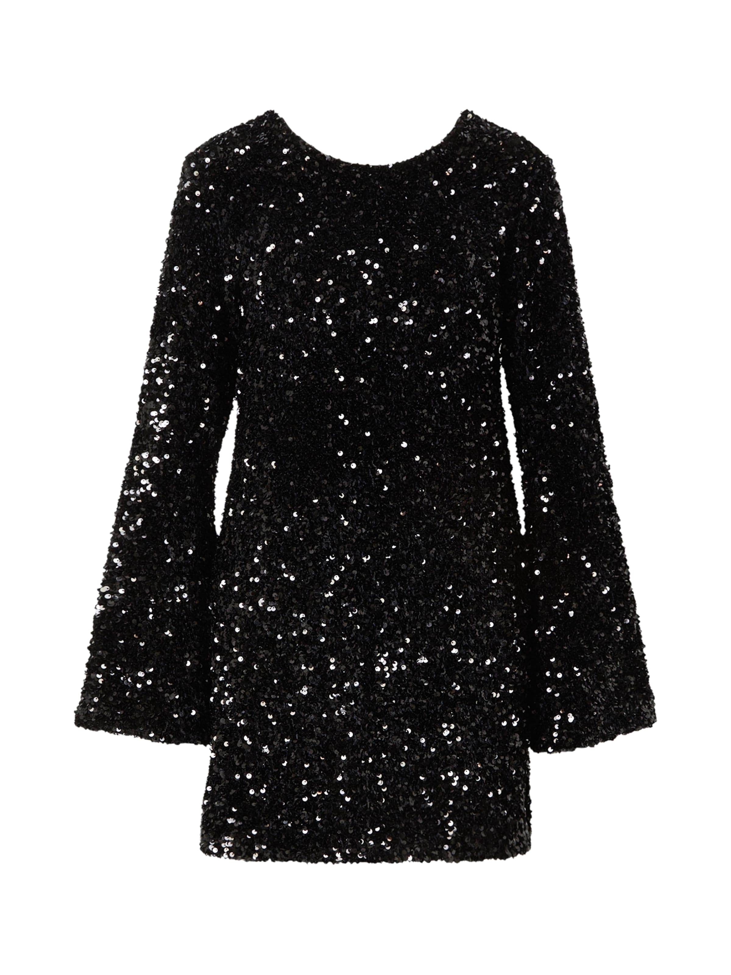 Gina Tricot Kleid in Schwarz: Vorderseite