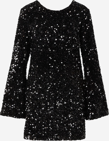 juoda Gina Tricot Kokteilinė suknelė: priekis