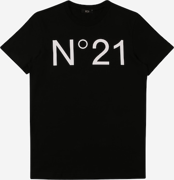 N°21 - Camiseta en negro: frente