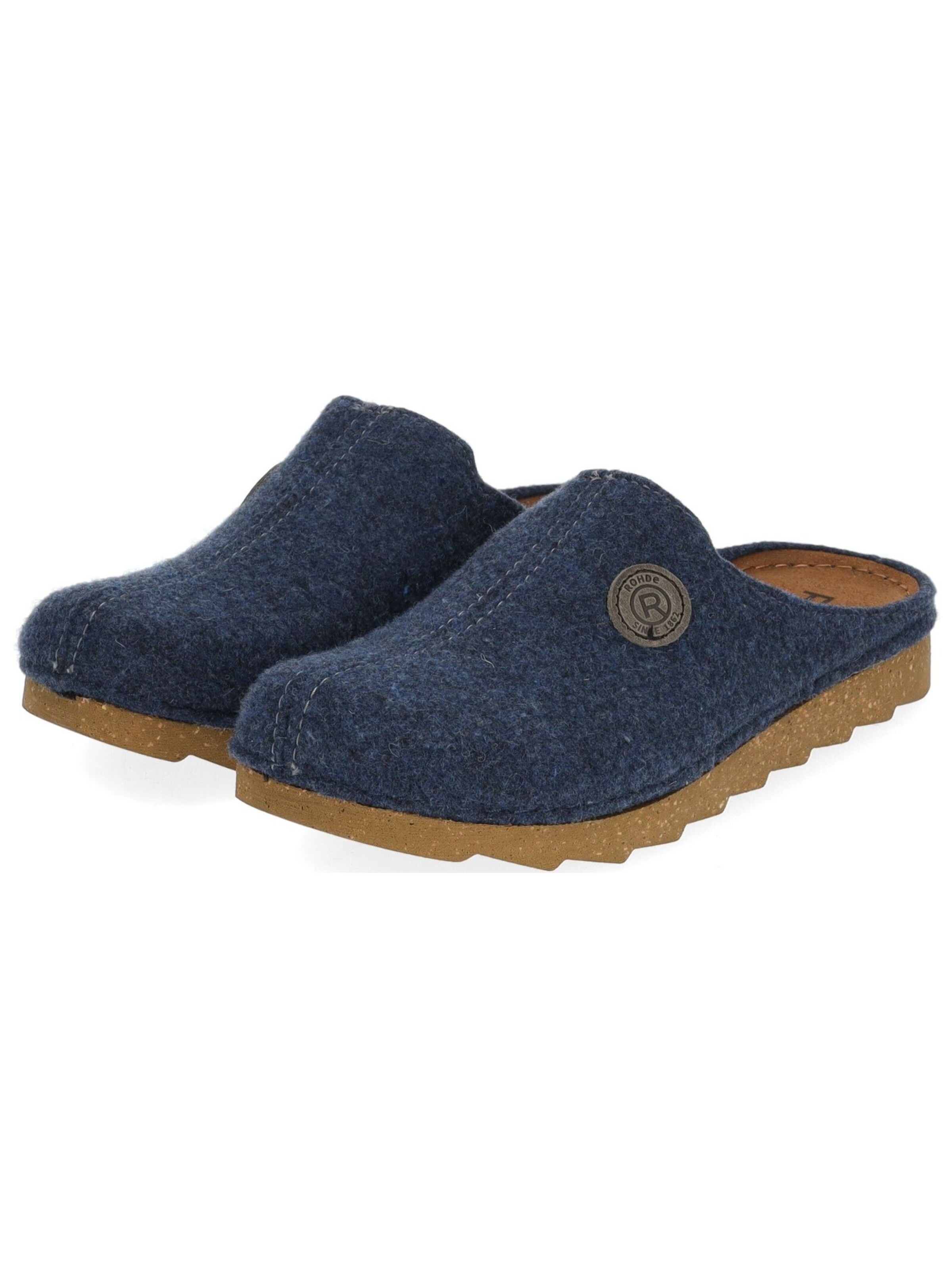 Pantoufle ROHDE en bleu