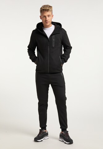 Mo SPORTS Zip-Up Hoodie in Black