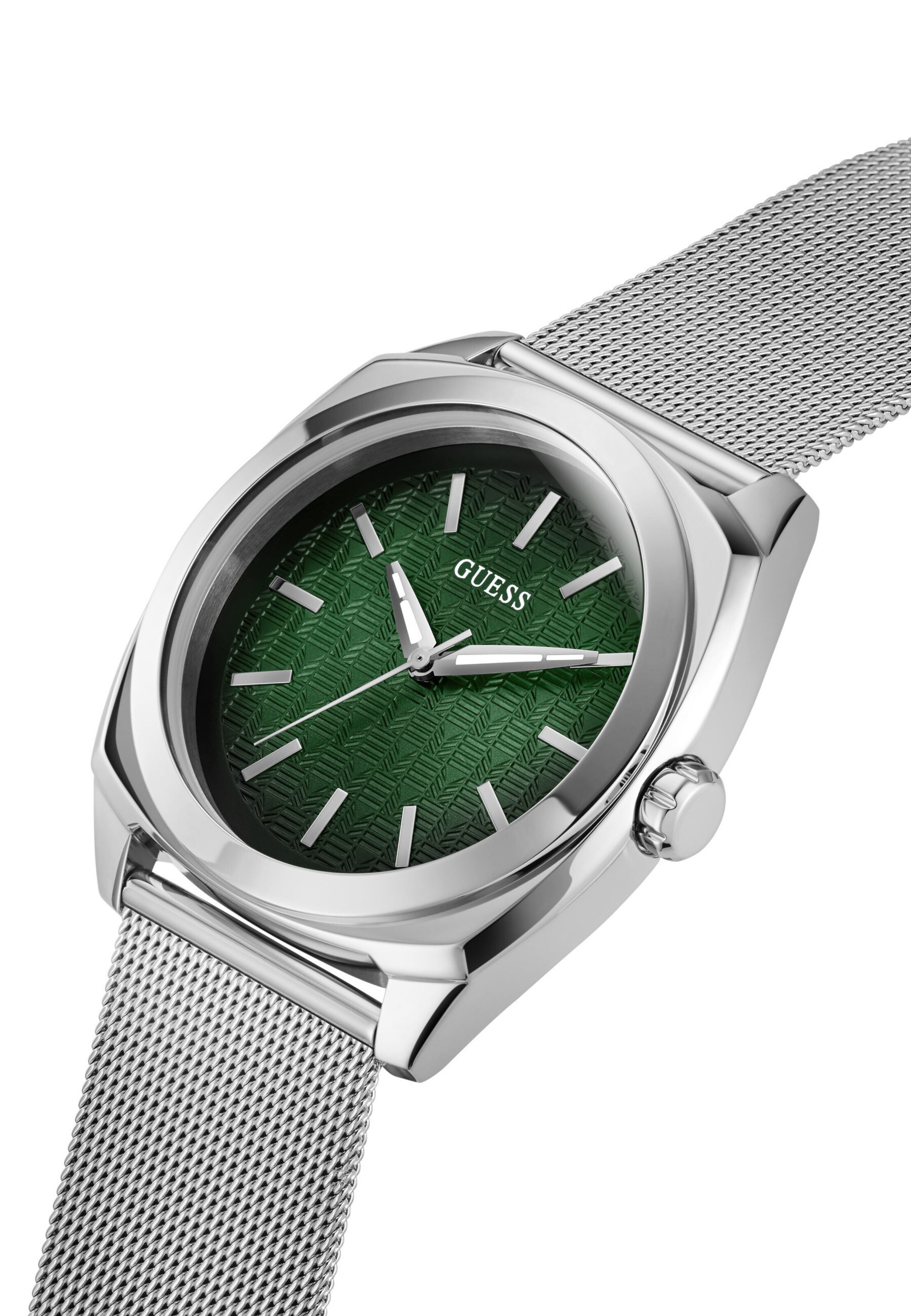 GUESS Analog watch 'Marshall' in Silver