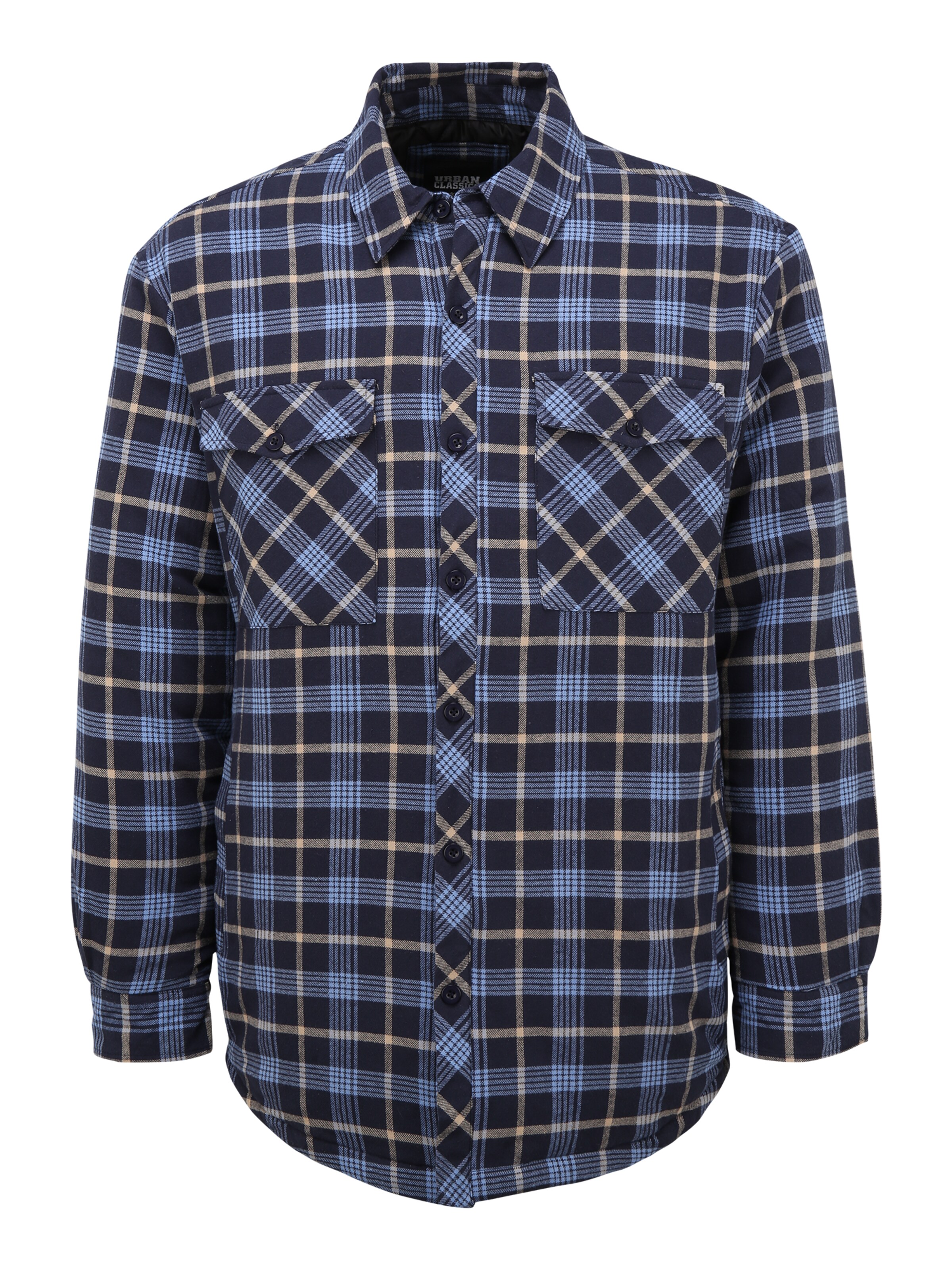 Urban Classics Regular Fit Overgangsjakke i blå: forside