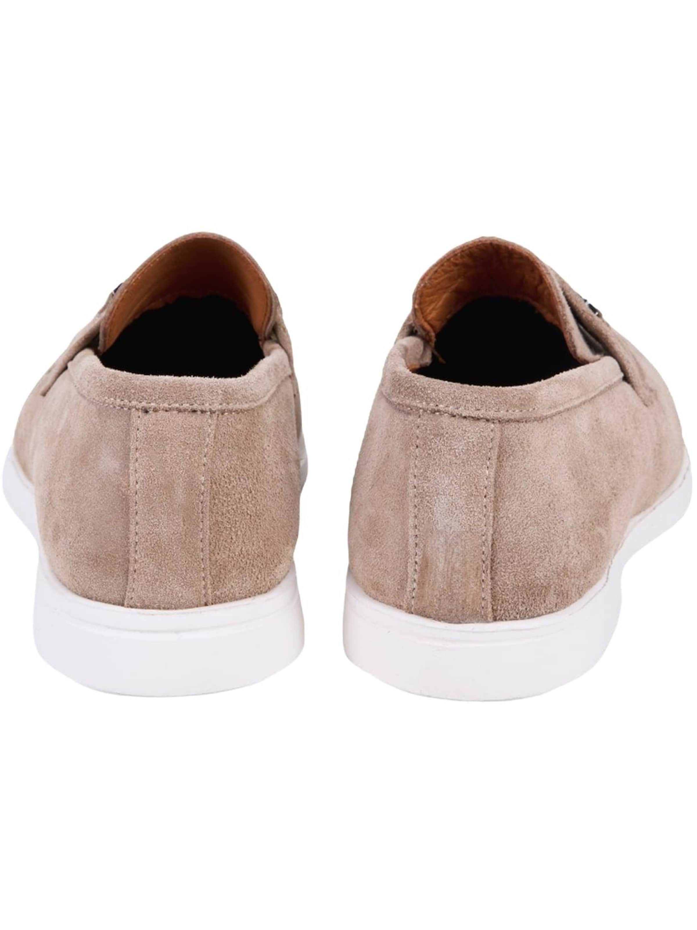 Desa - Mocasines 'DESA Herren-Wildlederslipper mit Metalldetails' en beige