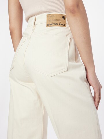 G-STAR Wide Leg Jeans in Beige