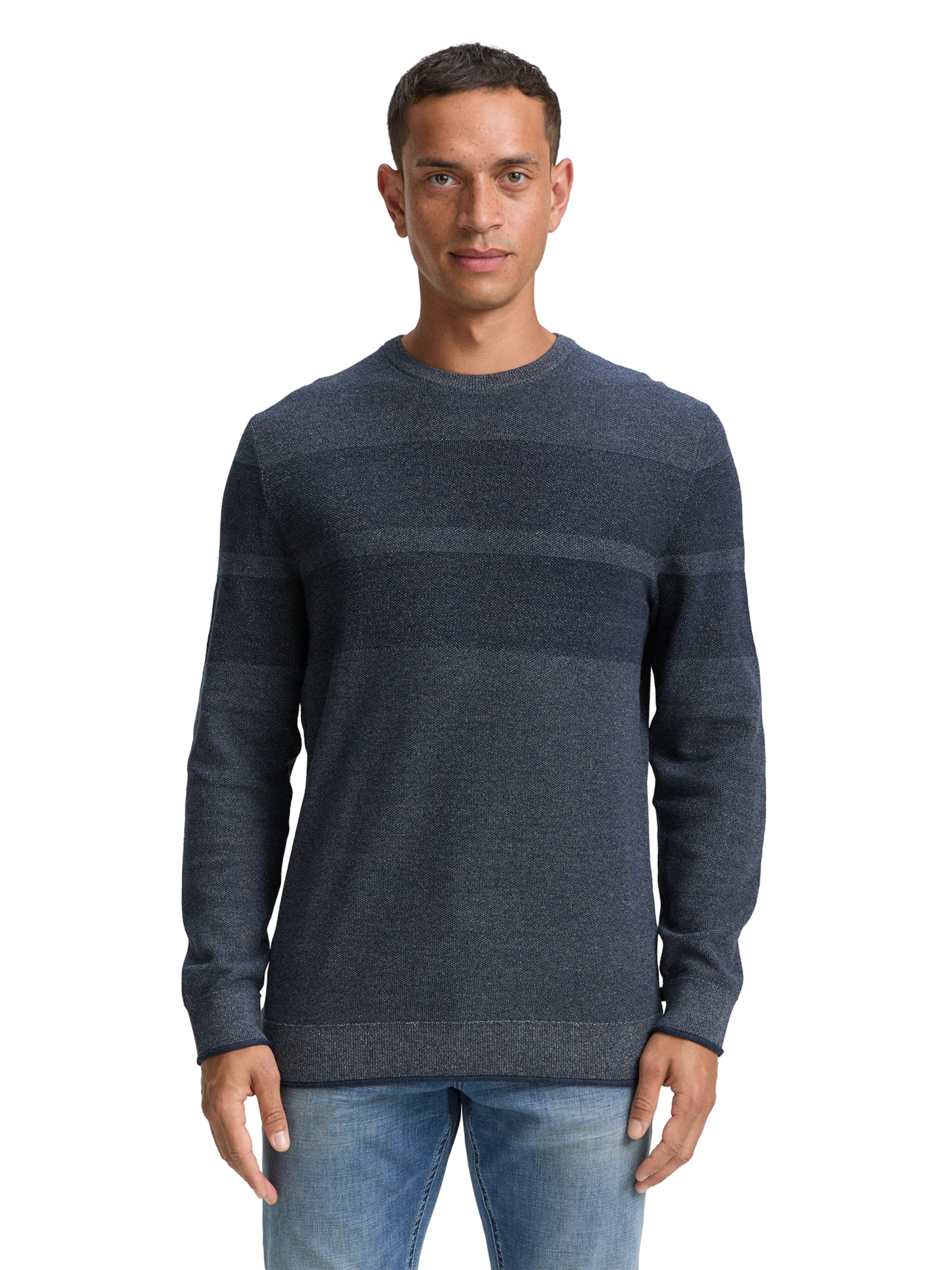 TOM TAILOR Sweater in Blue: front