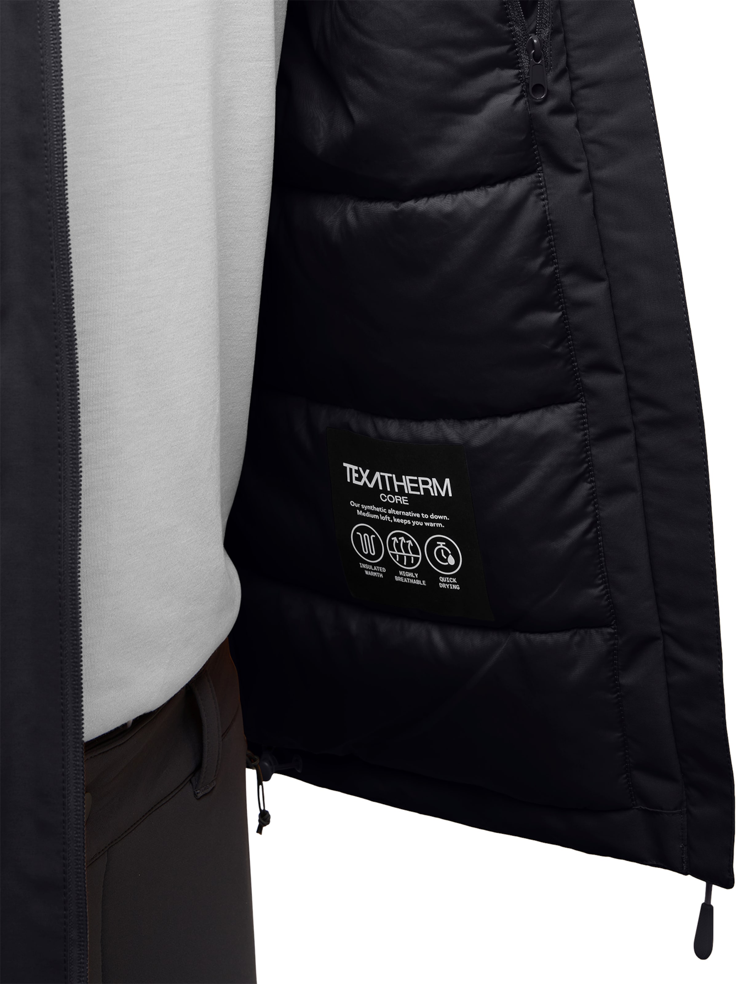 JACK WOLFSKIN Outdoor jacket 'Jasper' in Black