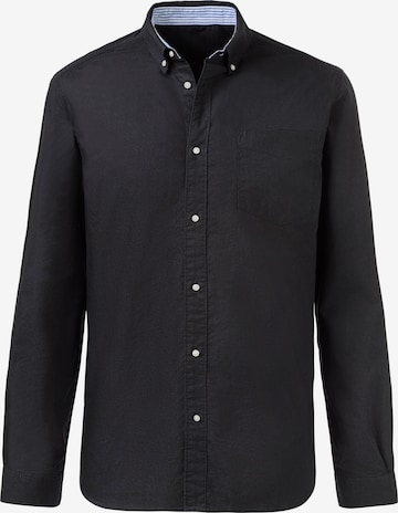 Coupe regular Chemise H.I.S en noir : devant